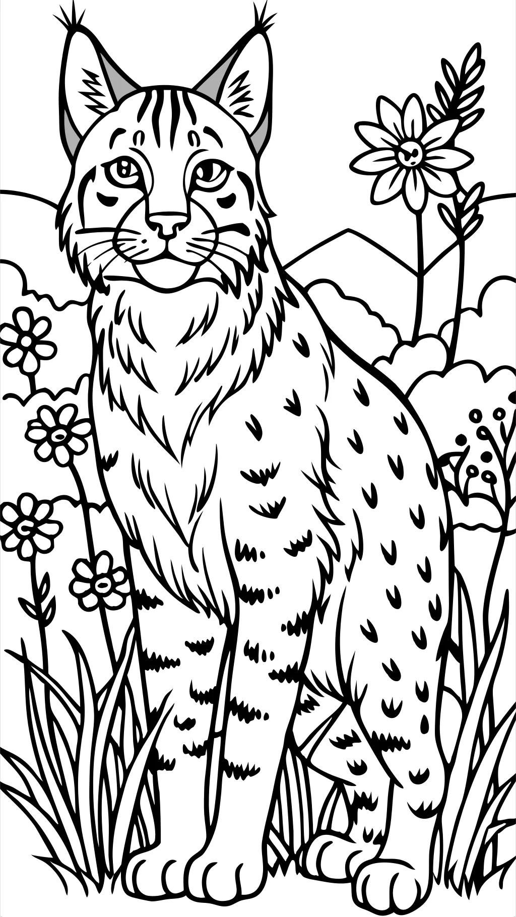 coloriage bobcat